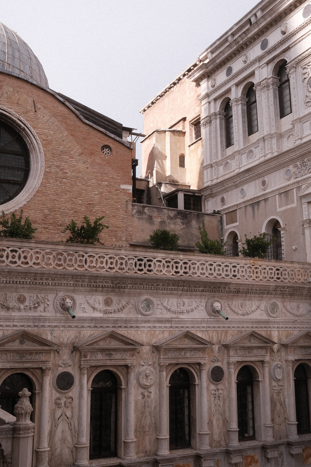 Exterior view of the Doge's private quarters in the palace