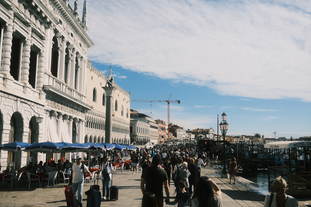 Street along the Grand Canal near the Doge's palace