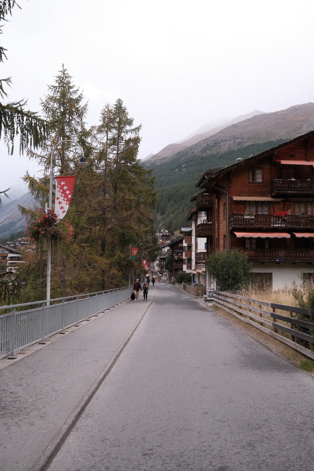 Looking down Schluhmattstrasse