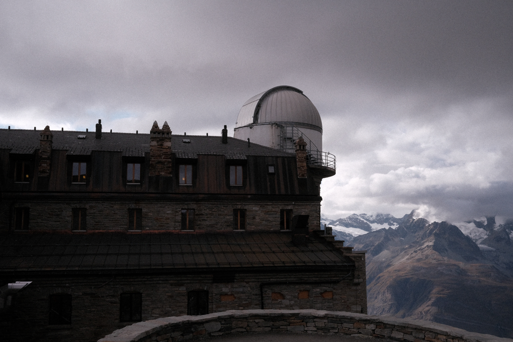 Gornergrat Observatory with Unter Gabelhorn in the background