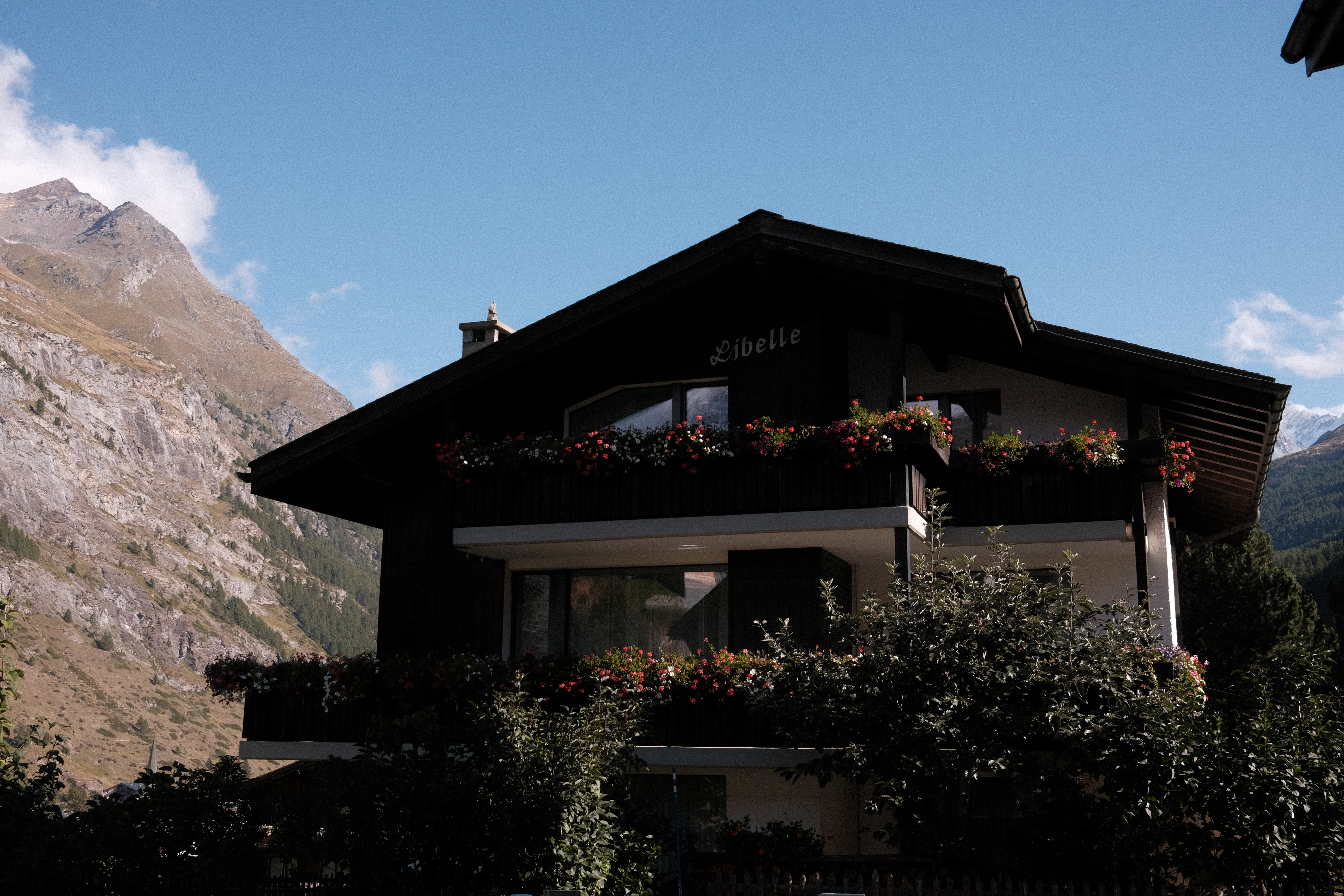 A home catching the first of the morning light in the valley